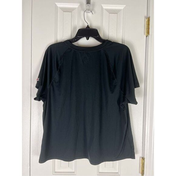 Champion Womens Black Crop Top XL - Picture 3 of 4
